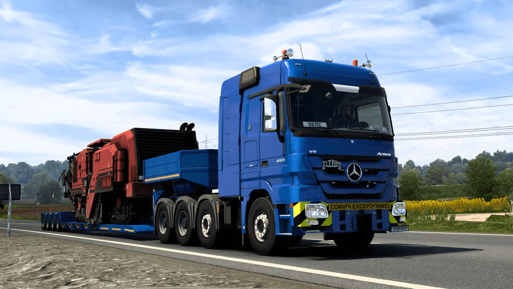 MOD ETS2 – Xe Tải Mercedes-Benz Actros MP3 (1.50)