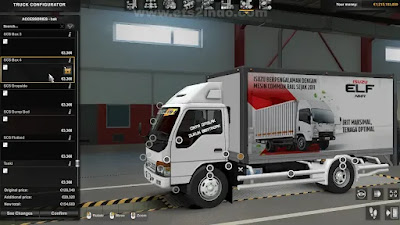 MOD ETS2 – Xe Tải ISUZU NKR SERIES + Âm Thanh Động Cơ (1.49-1.50)