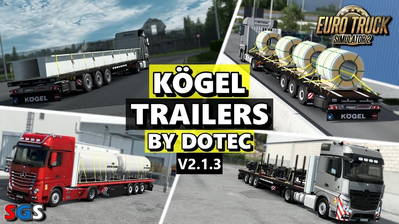 MOD ETS2 – Thùng Hàng Kögel Trailers (1.51)
