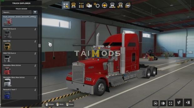 MOD ETS2 – Xe Tải Kenworth W900 (1.52)