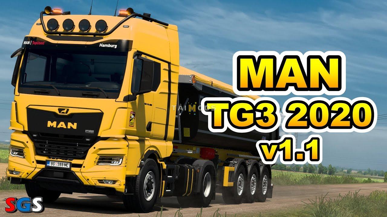 MOD ETS2 – Xe Tải MAN TG3 2020 by Gloover (1.54)