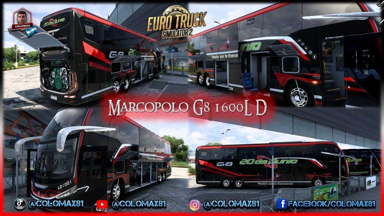MOD ETS2 – Xe Khách MARCOPOLO G8 1600 LD MULTICHASSIS (1.49) MOD ETS2 – Xe Khách MARCOPOLO G8 1600 LD MULTICHASSIS (1.49)