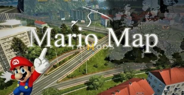 MOD ETS2 – Bản Đồ Mario Map V1.52 (1.52)