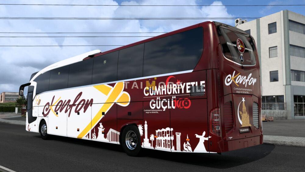 MOD ETS2 – Skin Thùng Hàng Mercedes Benz Travego 16 SHD E6 Konfor Turizm Cumhuriyetle Güçlü100 Template
