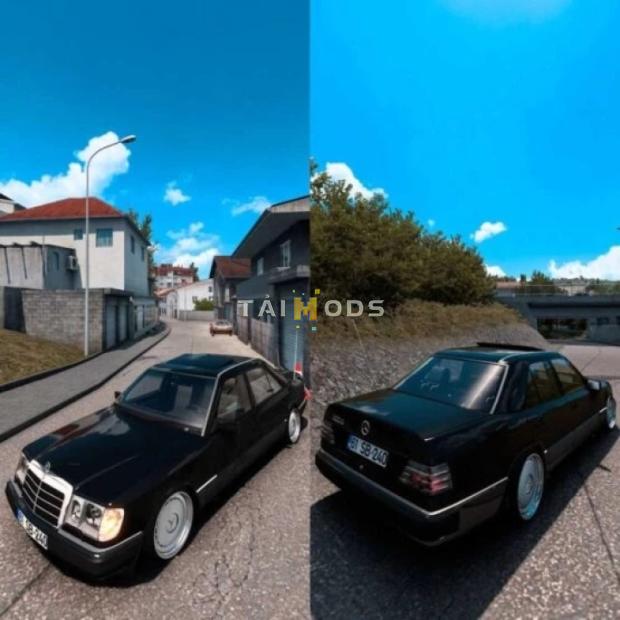 MOD ETS2 – Xe Hơi Mercedes-Benz W124 300d (1.52)
