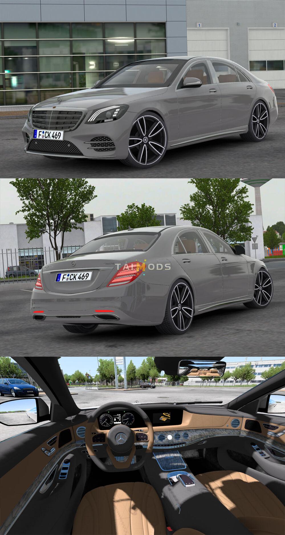 MOD ETS2 – Xe Hơi Mercedes-Benz W222 S-Class S-400d v4.7 – 1.49 MOD ETS2 – Xe Hơi Mercedes-Benz W222 S-Class S-400d v4.7 – 1.49