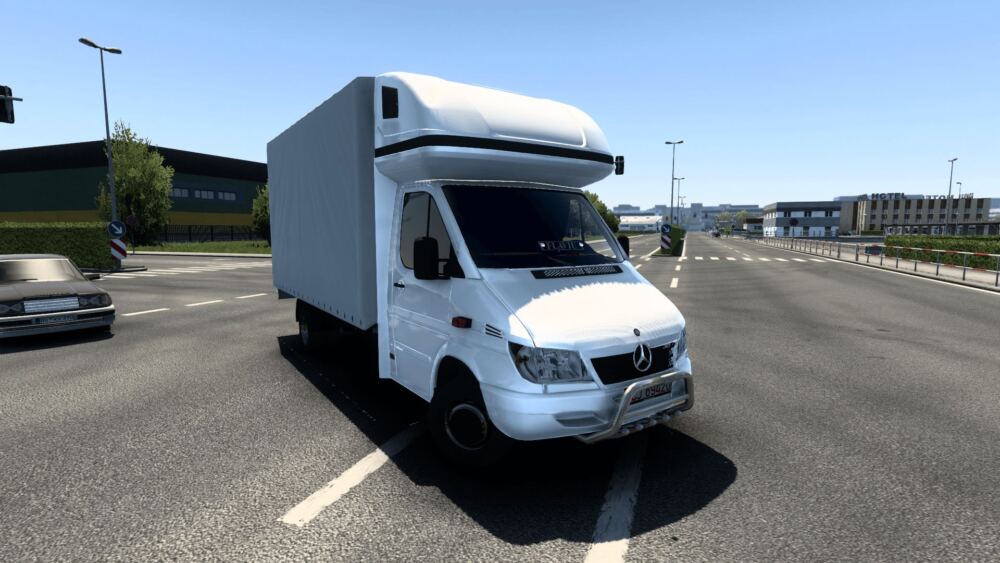 MOD ETS2 – Xe Mercedes Sprinter Curtainsider – 1.49