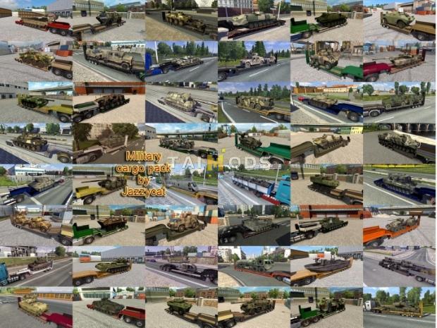 MOD ETS2 – Thùng Hàng Military Cargo Pack V6.7.7 (1.52)