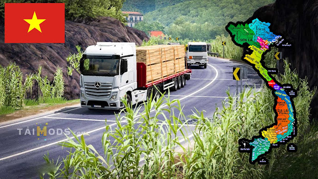 MOD ETS2 – Bản Đồ Việt Nam Miễn Phí – Vietnam maps (1.40)