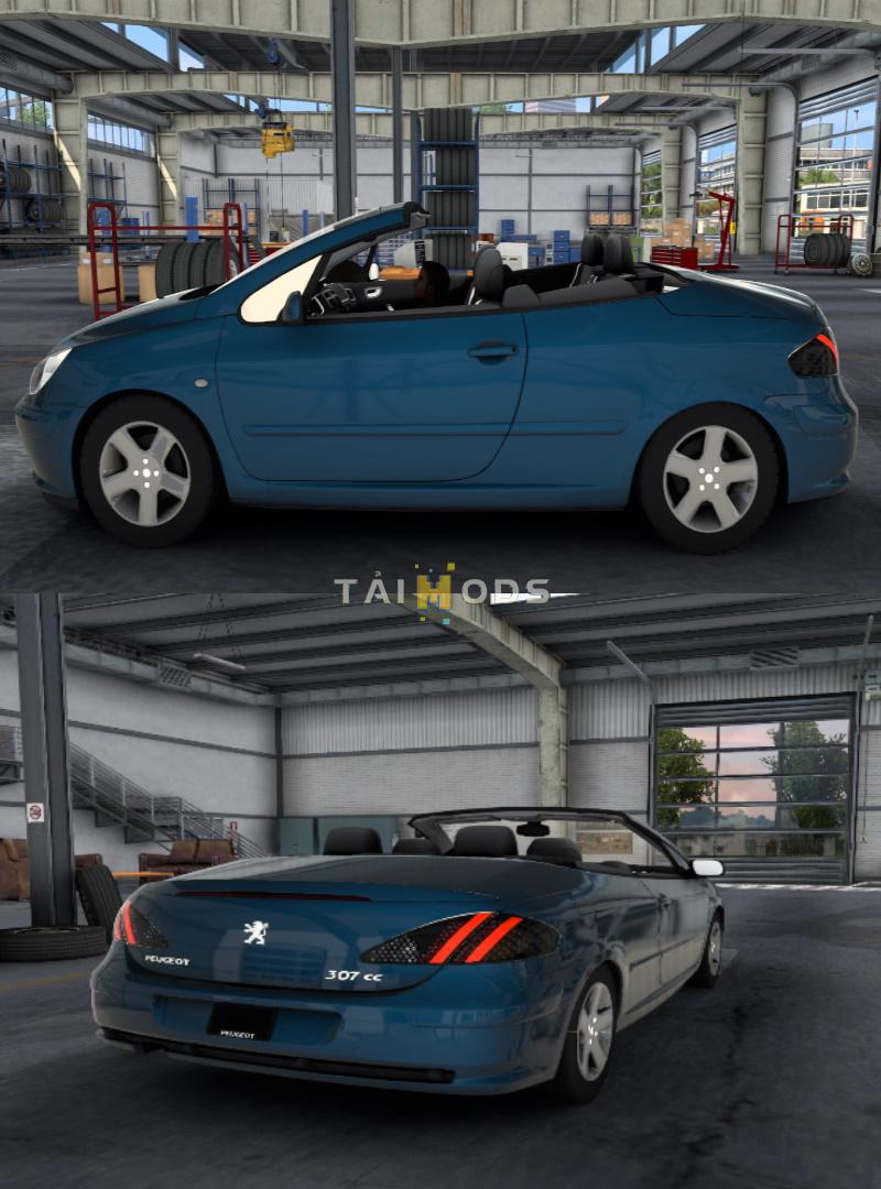 MOD ETS2 – Xe Hơi Peugeot 307 CC 2007 (1.48)