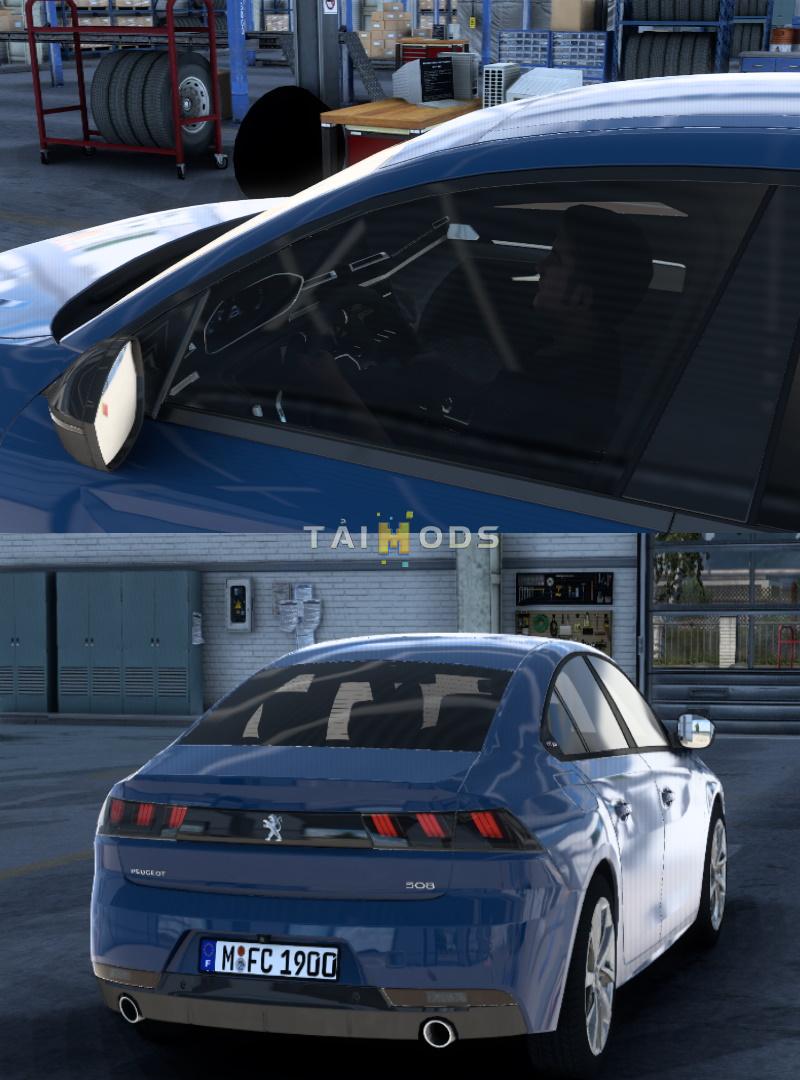 MOD ETS2 – Xe Hơi Peugeot 508 GT Line 2022 (1.48)