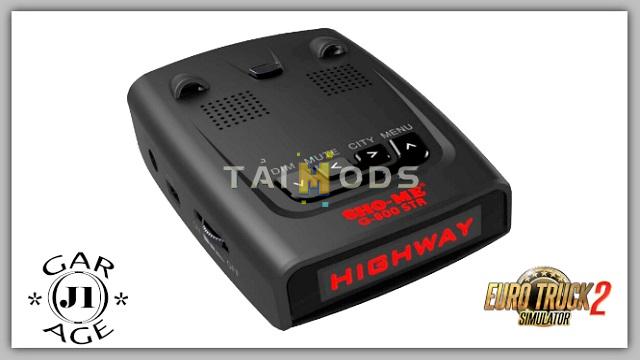 MOD ETS2 – Dẫn Đường Radar Detector + Bộ Giọng Nói (1.49)