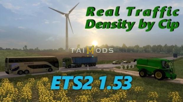 MOD ETS2 – Real Traffic Density V1.53 (1.53)