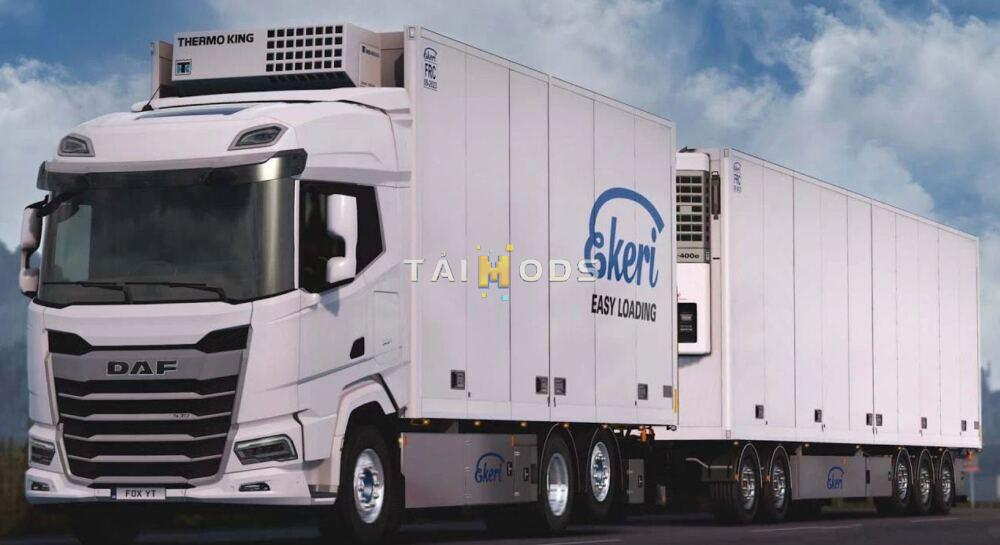 MOD ETS2 – Xe Tải DAF 2021 Rigid Addon by Kast v1.0.1 (1.48)