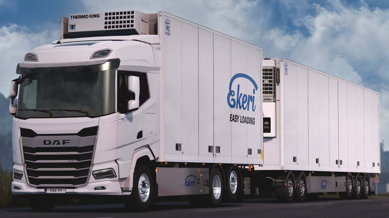 MOD ETS2 – Thùng Hàng Rigid Addon Cho Xe DAF 2021 (1.49)