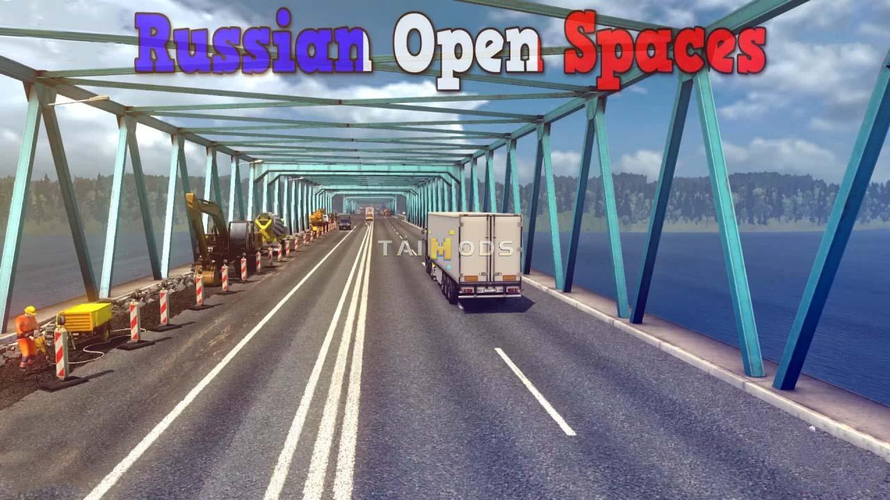 MOD ETS2 – Bản Đồ Russian Open Spaces (1.51)