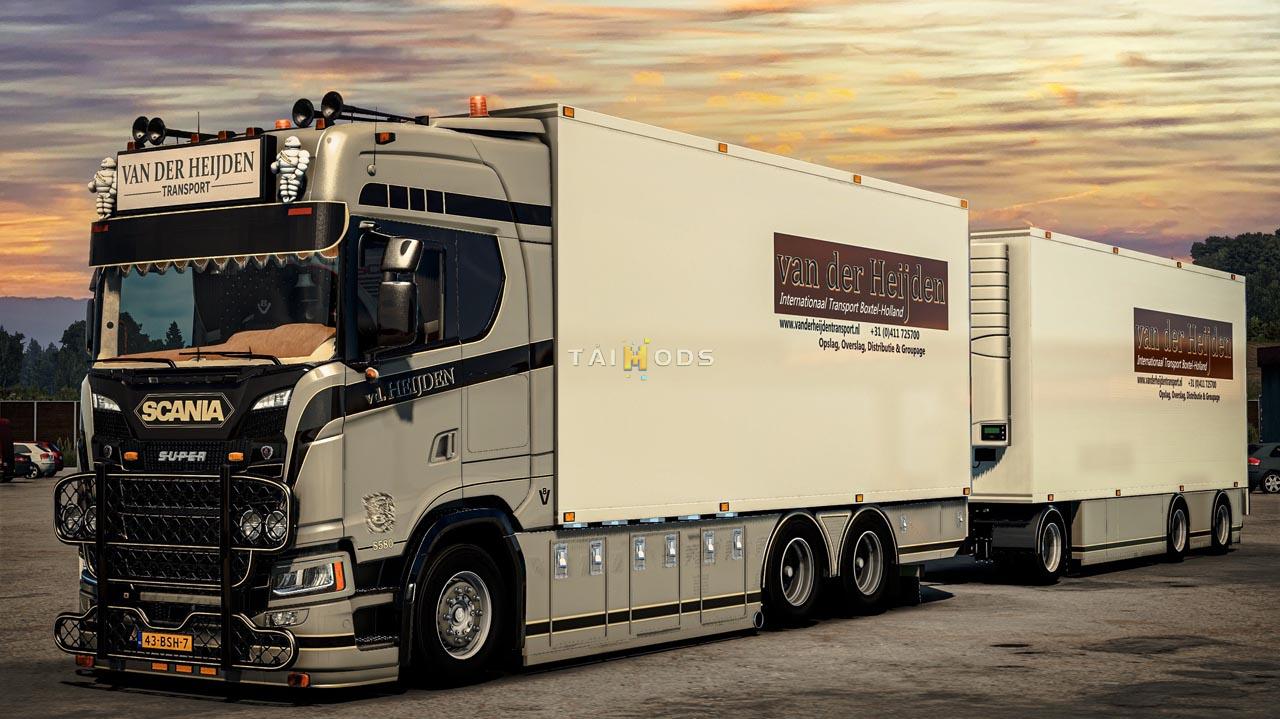 MOD ETS2 – Xe Tải Scania NG S580 V8 Thermo Line Tandem + Trailer (1.54) MOD ETS2 – Xe Tải Scania NG S580 V8 Thermo Line Tandem + Trailer (1.54)