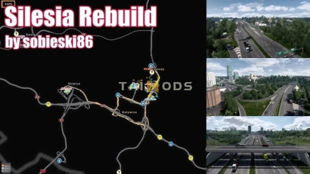 MOD ETS2 – Bản Đồ Silesia Rebuild in Poland V1.6.1 (1.52)