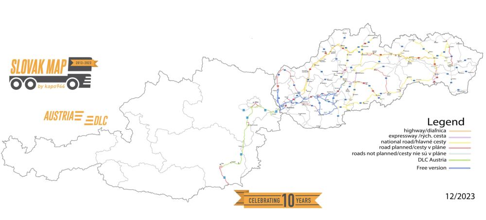 MOD ETS2 – Bản Đồ Slovakia Map (1.49)