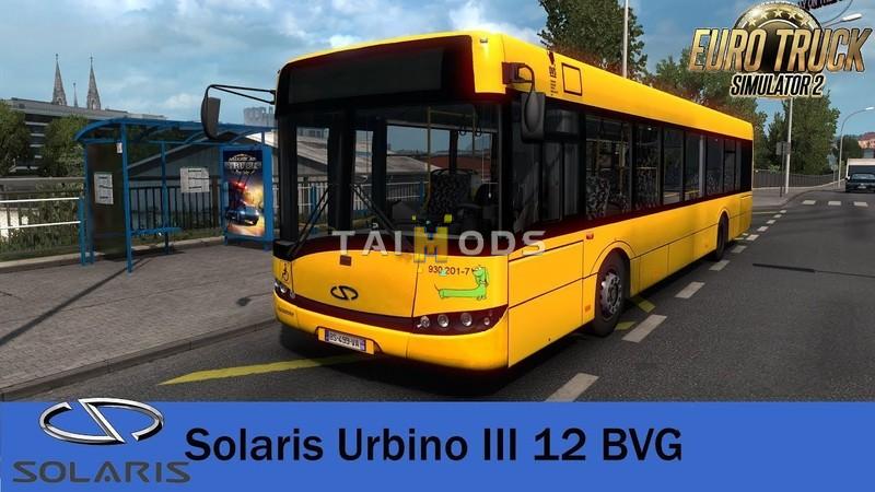 MOD ETS2 – Xe Khách Solaris Urbino III. 12 BVG v2.0.19.49 – 1.49