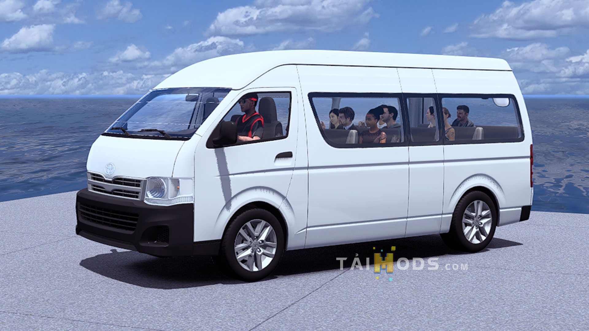 MOD ETS2 – Xe Khách Toyota Hiace (16 Chỗ)