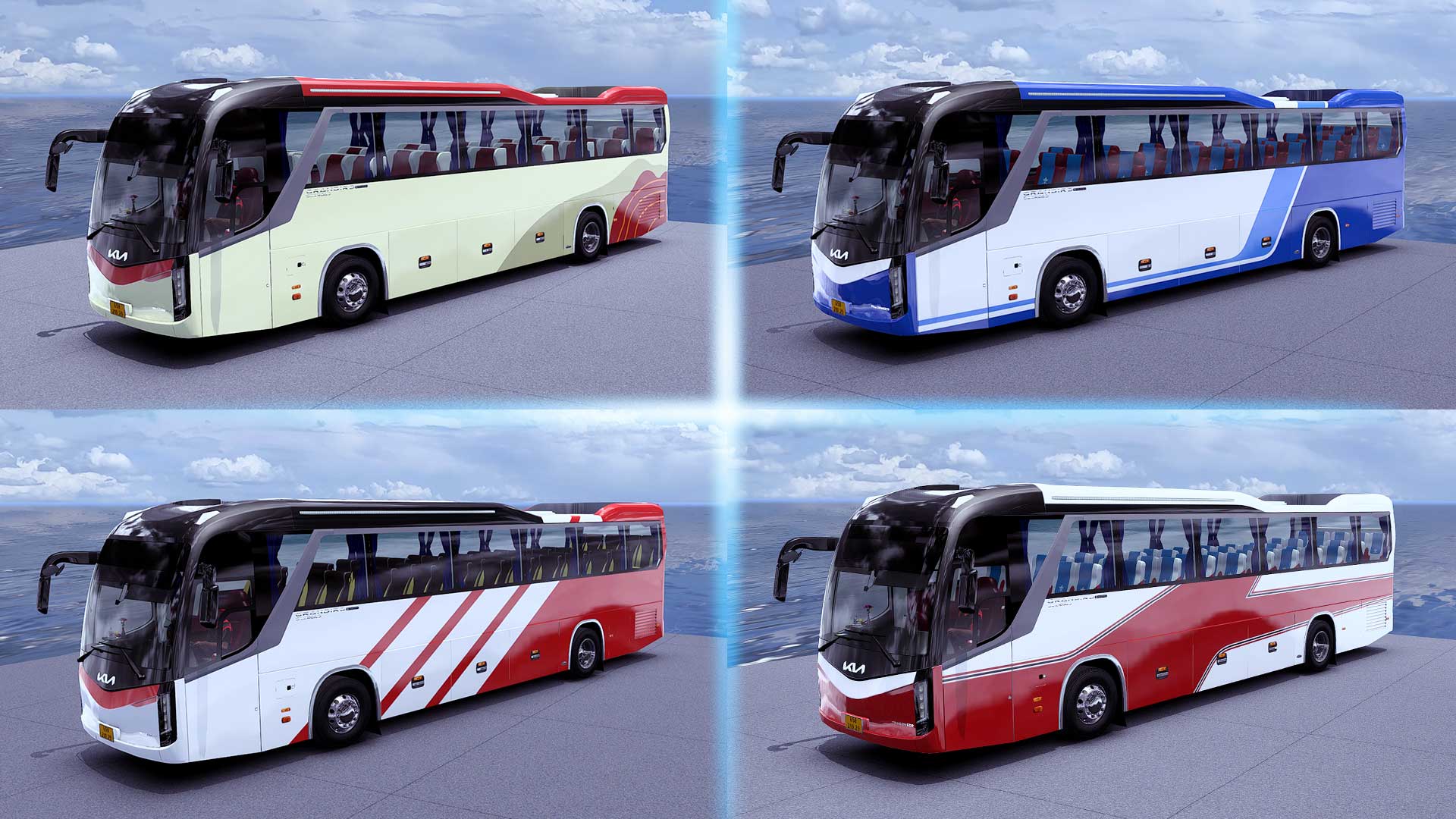 MOD ETS2 – Xe Khách Ghế KIA Granbird Silkroad 2023