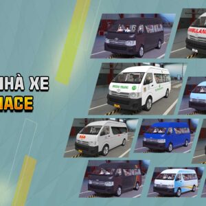 MOD ETS2 – Bộ Skin Xe Khách Miền Tây - Toyota Hiace (16 Chỗ)