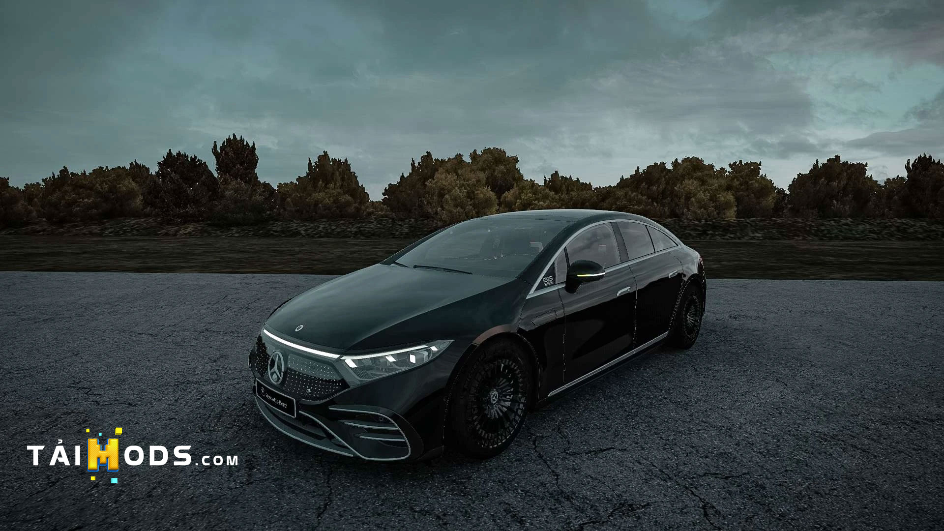 MOD ETS2 – Xe Hơi Mercedes-Benz 2022 EQS 580 4MATIC 2.2 (1.49)