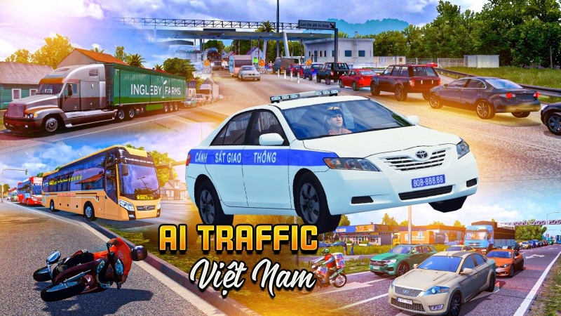 MOD ETS2 – AI Traffic Xe Lưu Thông Việt Nam
