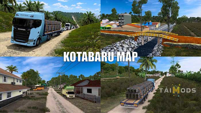 MOD ETS2 – Bản Đồ Kotabaru Map (Fix Tay Lái Thuận by Nguyễn Thiện) (1.53-1.54)