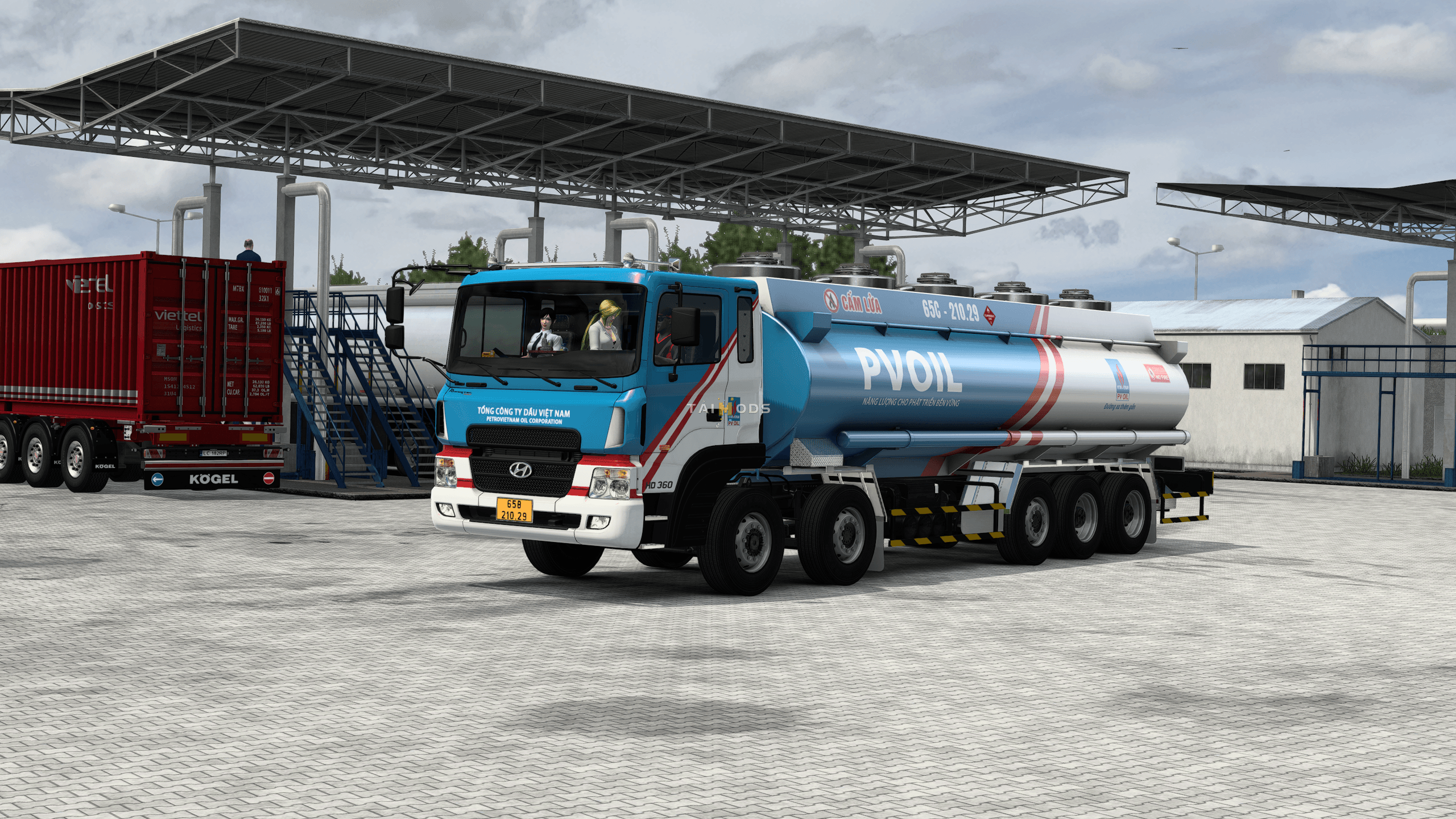 MOD ETS2 – Skin Xăng Dầu PetroVietnam – Hyundai Trago HD MOD ETS2 – Skin Xăng Dầu PetroVietnam – Hyundai Trago HD