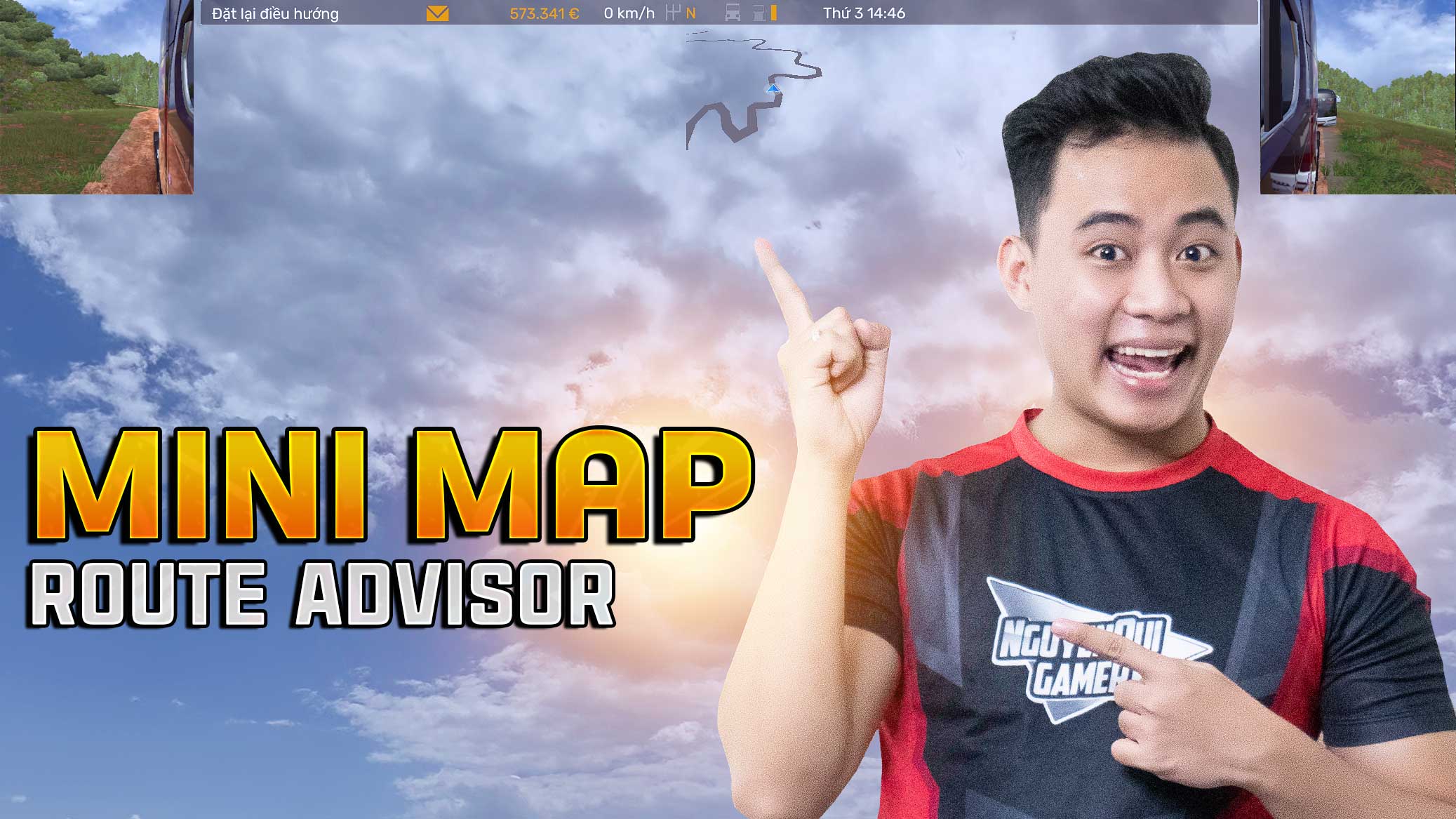 MOD ETS2 – Thu Nhỏ Bản Đồ MINIMAP Route Advisor MOD ETS2 – Thu Nhỏ Bản Đồ MINIMAP Route Advisor