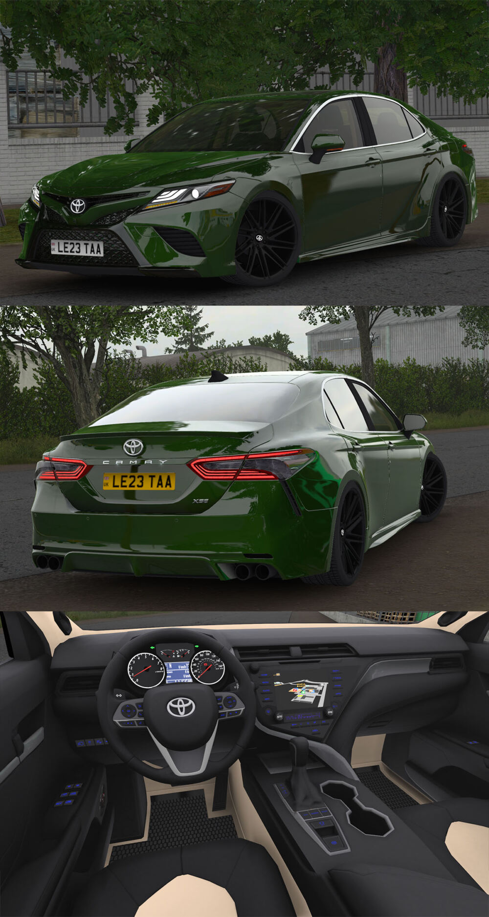MOD ETS2 – Xe Hơi Toyota Camry XV70 XSE 2018 (1.49)