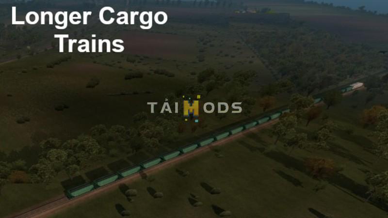 MOD ETS2 – Xe Lửa Dài – LONGER TRAINS (1.49)