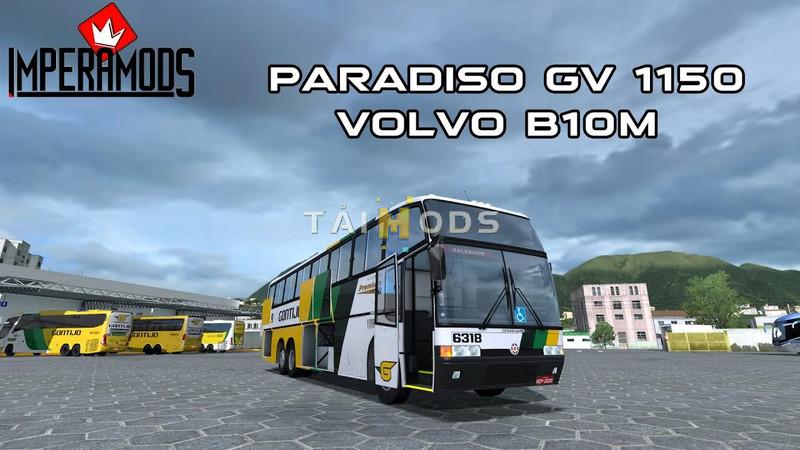 MOD ETS2 – Xe Khách Volvo Marcopolo Paradiso GV 1150 B10M [1.49]